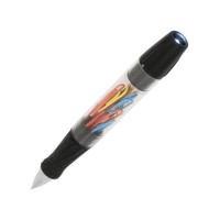 Королевская шариковая ручка со светодиодами и скрепками