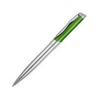Ручка шариковая «Глазго» серебристая/зеленая