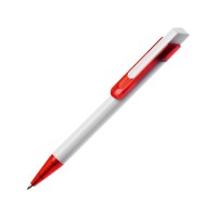 Ручка шариковая "Бавария" белая/красная