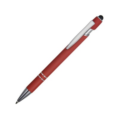 Ручка металлическая soft-touch шариковая со стилусом «Sway»
