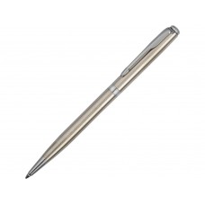 Ручка шариковая тонкая Parker модель Sonnet Stainless Steel СT в футляре
